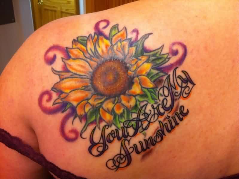 You are my sunshine tattoo foot