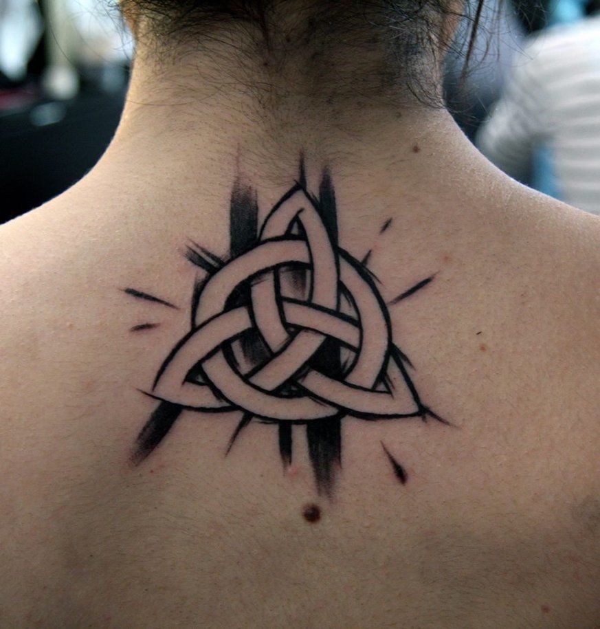 Trinity Knot Tattoo With Names