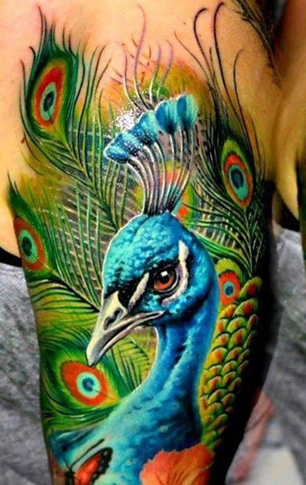 21 Peacock Tattoos With Unique Meanings - TattoosWin