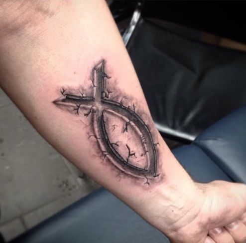 19 Jesus Fish Tattoos With The Religious Connotations Tattooswin