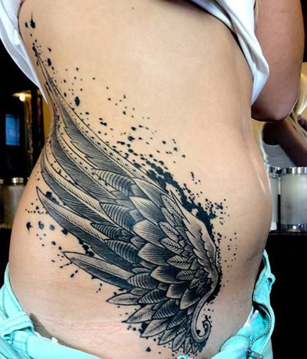 50 Best Wing Tattoo Designs In The World  Angel wings chest tattoo Cool chest  tattoos Chest tattoo wings