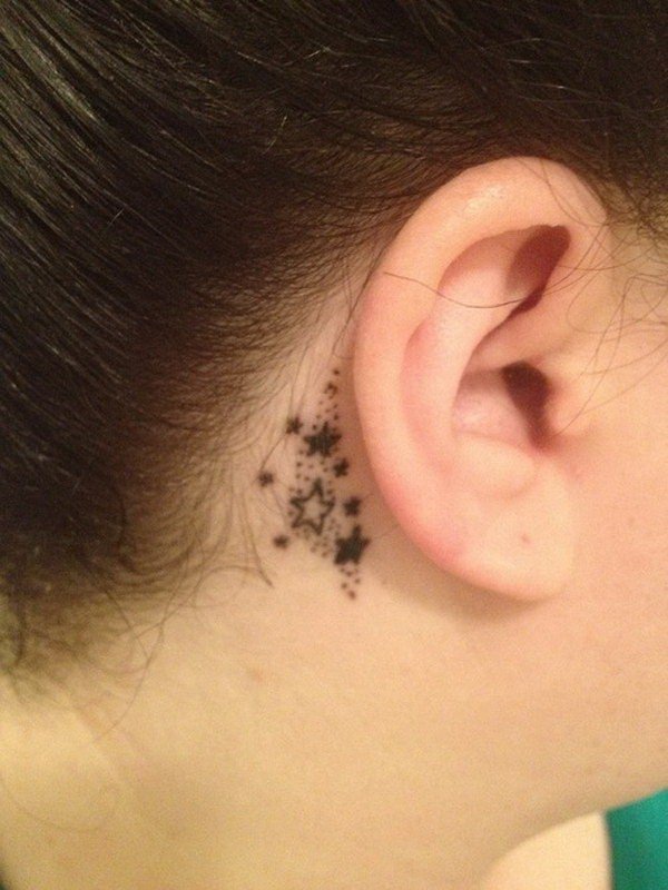 tattoo lower ear