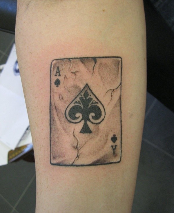 24 Awesome Ace Of Spades Tattoos With Powerful Meanings - TattoosWin