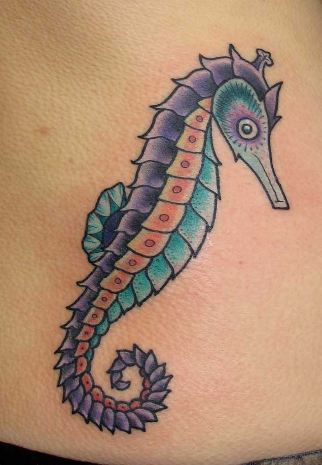 22 Variations Of Seahorse Tattoo and Meanings - TattoosWin