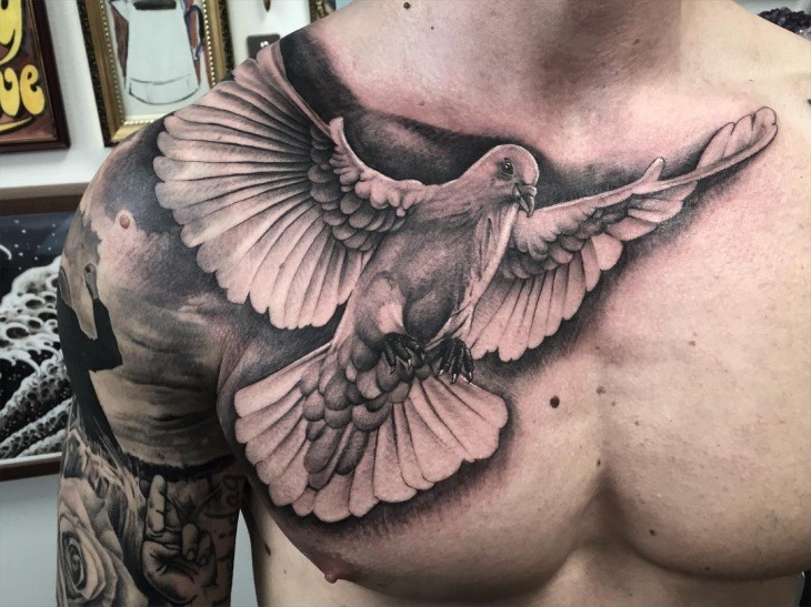 14 Dove Tattoos With Powerful Meaning - TattoosWin