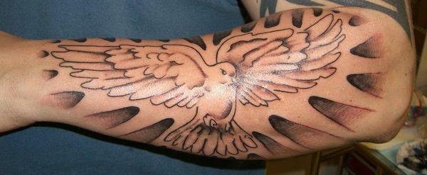 half-sleeve-dove-tattoo