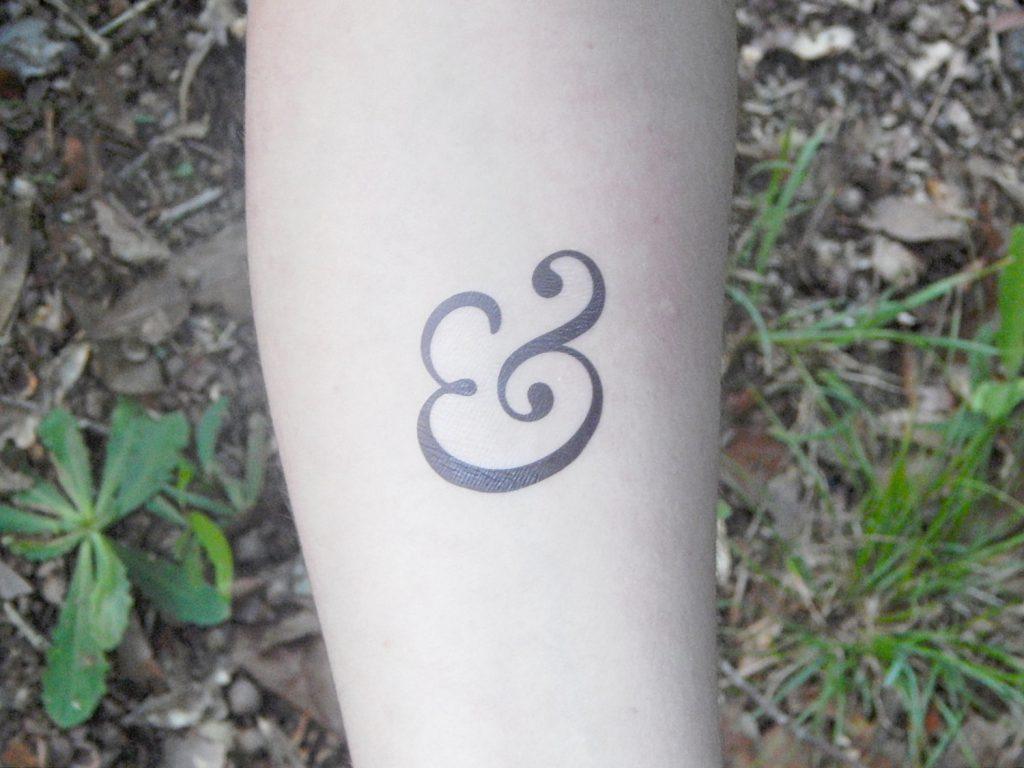 21 Creative and Symbolic Ampersand Tattoos and Meanings  TattoosWin