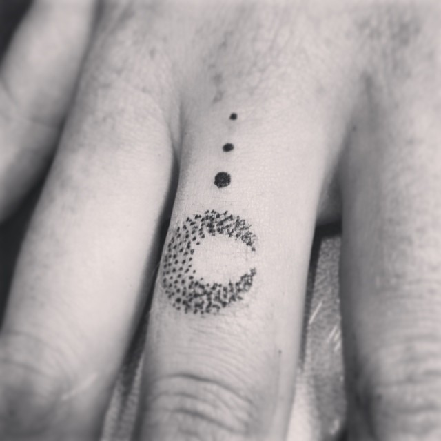 Three Dot Tattoos in Triangular Pattern Meanings - TattoosWin
