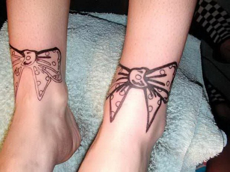 Best Back Of Leg Bow Tattoos Ideas  YouTube