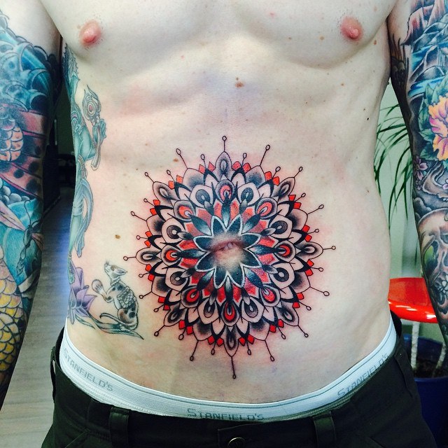 27 Stunning Stomach Tattoos for Men - TattoosWin
