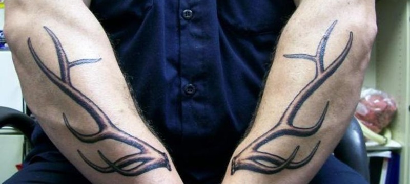 58 Deer Antler Tattoos Collection With Meanings