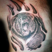 33 Bear Claw Tattoos with Varying Significance and Meanings - TattoosWin