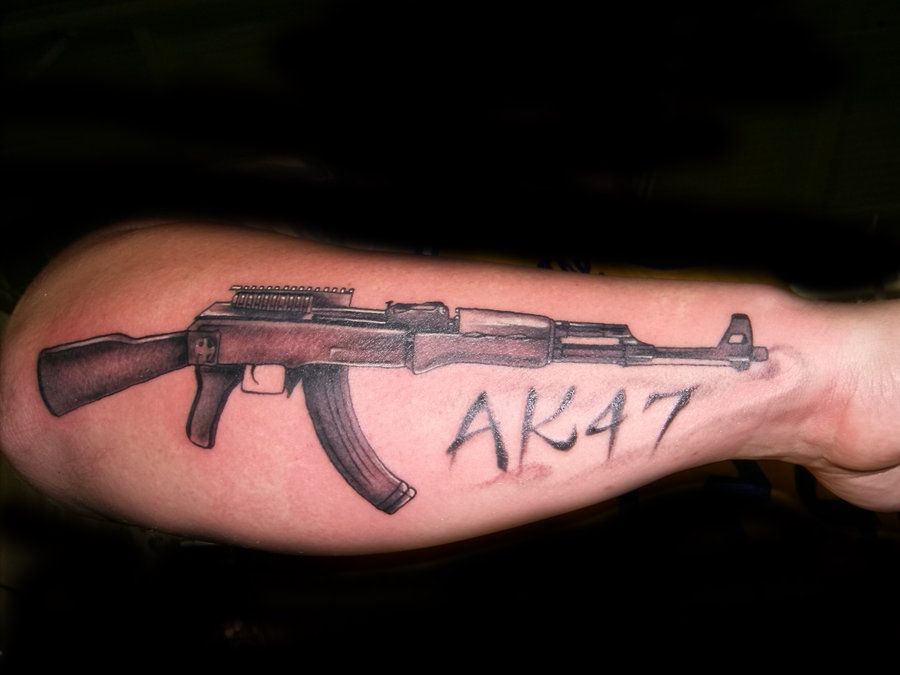 30 AK 47 Tattoos With Meanings and Their Exploding Popularity - TattoosWin