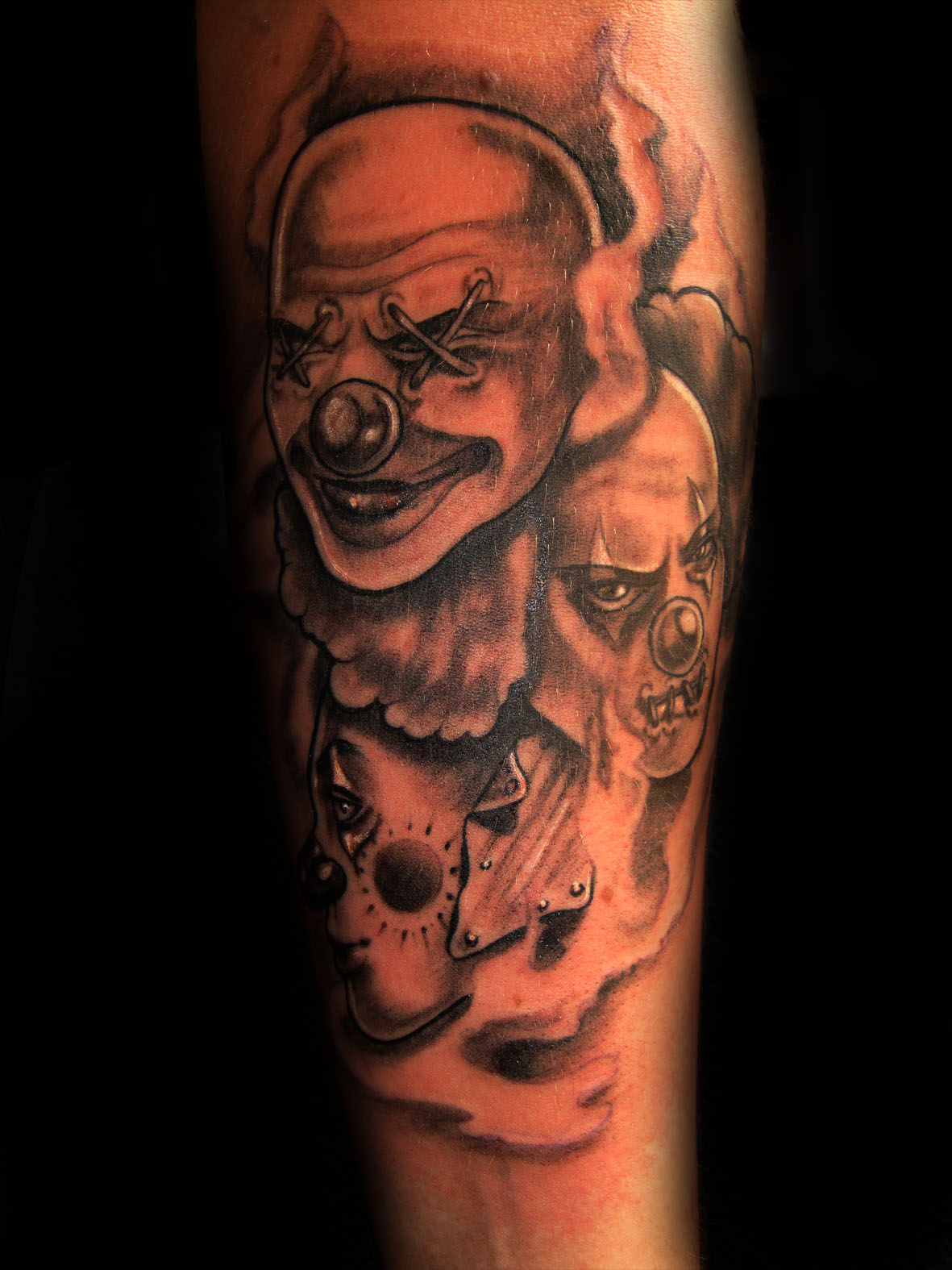 The Evil Clown Tattoos Meaning.
