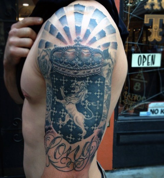 51 Incredible Family Crest Tattoos Which Everybody Like  Picsmine
