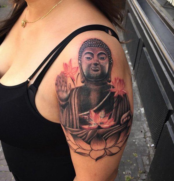 Discover 85 about simple buddha tattoo latest  indaotaonec