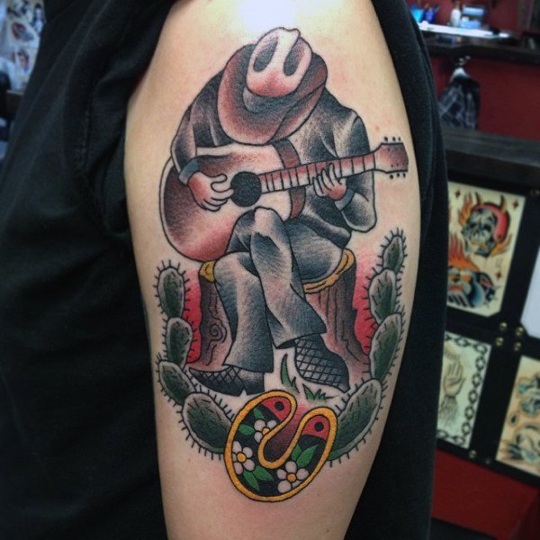 36 Cowboy Tattoos With Memorial and Mystique Meanings - Tattoos Win