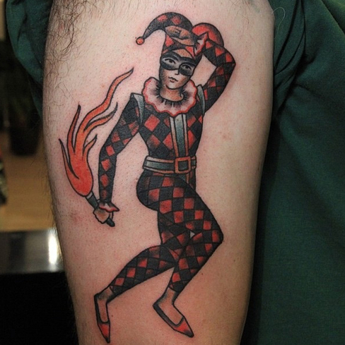 jester tattoo sleeve