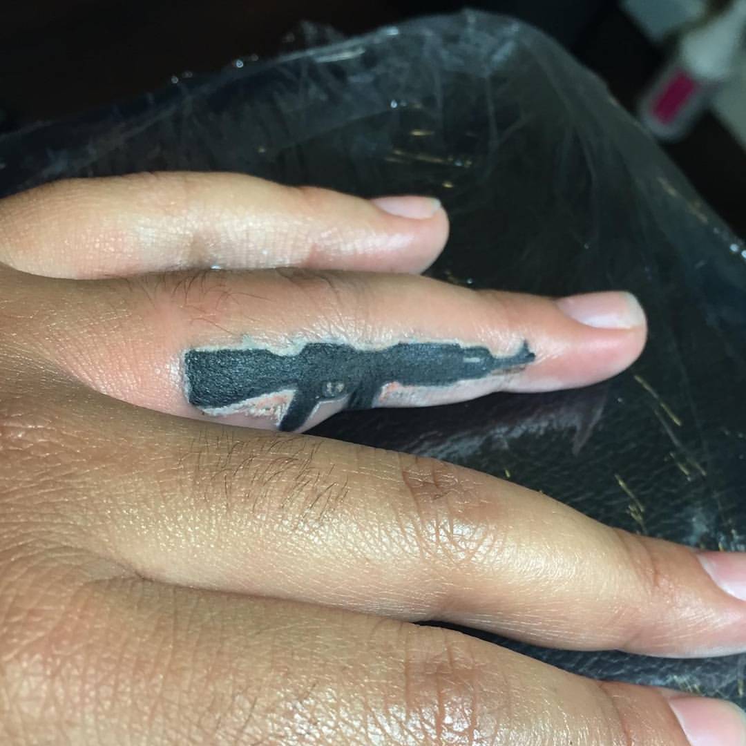 ak finger tattooTikTok Search