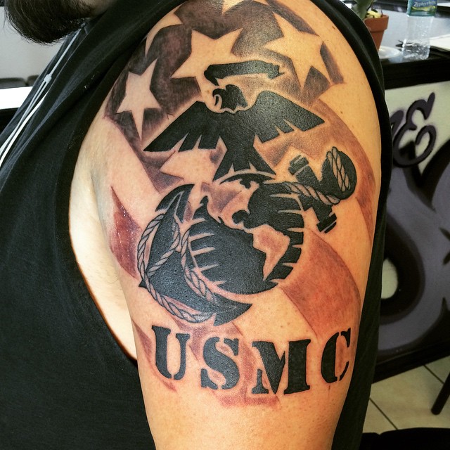 Marine Corps Tattoos  25 Fantastic Collections  Design Press