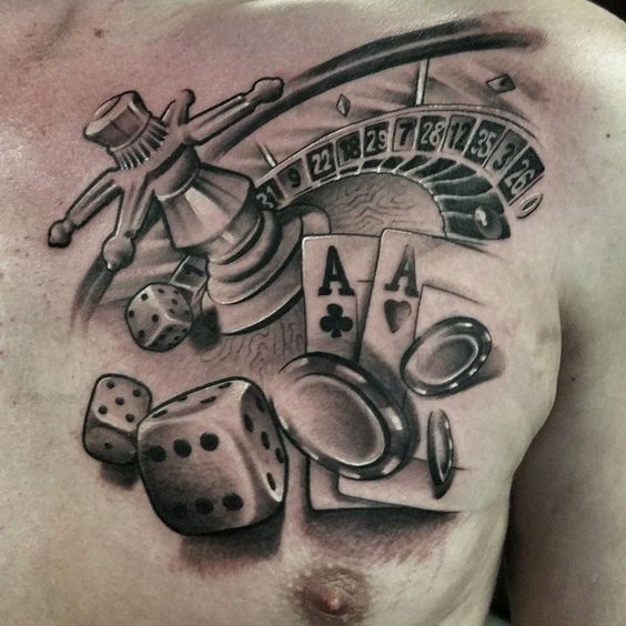 Which Poker Tattoos are Popular Amongst Tattoo Designs  Chart Attack