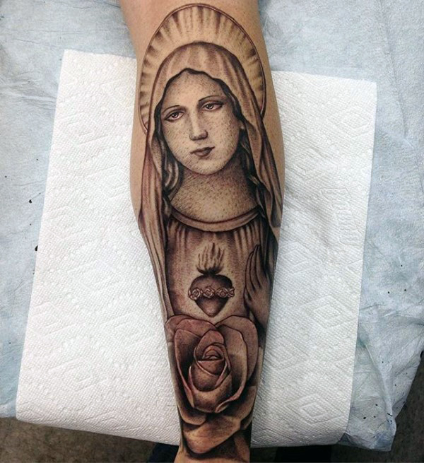 Update more than 74 simple mother mary tattoo latest - in.eteachers