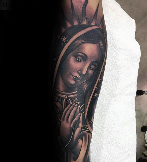 Discover 73 virgin mary crying tattoo super hot  thtantai2