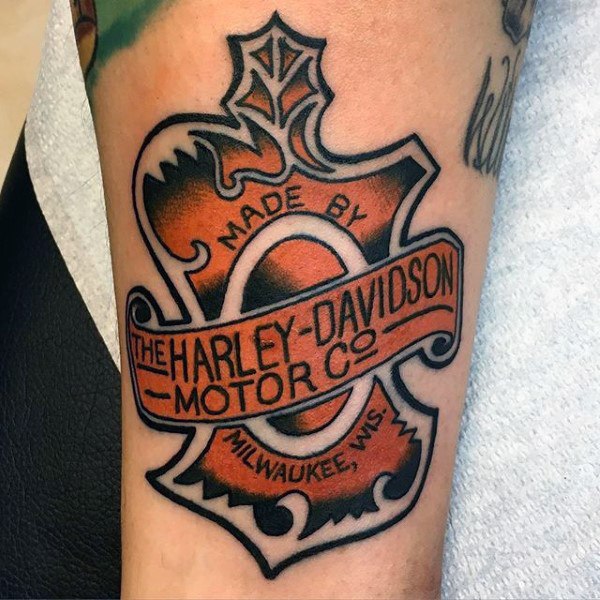 29 Harley Davidson Tattoos With Individual Expression and Meanings ...