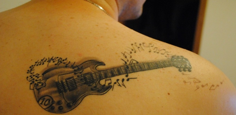 Guitar Tattoos With The Unique And Variety Meanings - TattoosWin