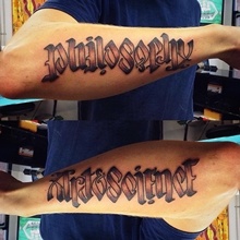 Family / Friends (Symmetrical) – Wow Tattoos by Mr. Upsidedown