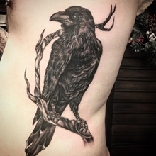 Raven Tattoos With Dark and Mysterious Meanings - TattoosWin