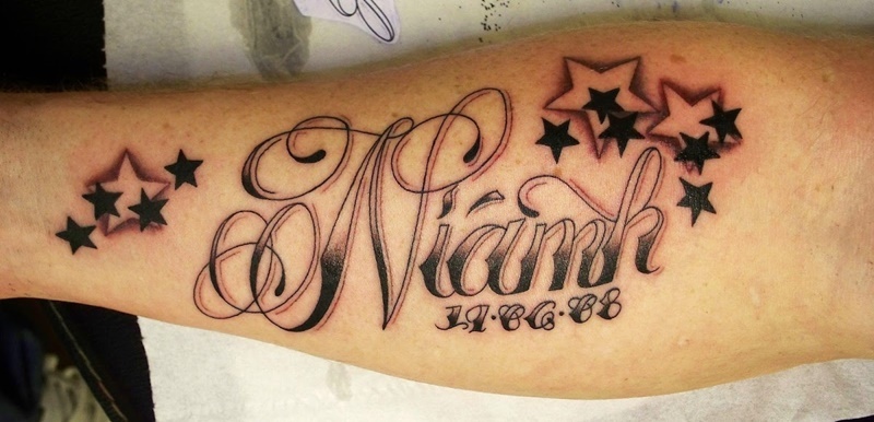 Custom Name Forearm Tattoo Forearm Name Tattoos Name Tattoos On Arm Names Tattoos For Men