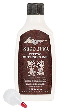 Kuro Sumi Black Outlining Tattoo Ink