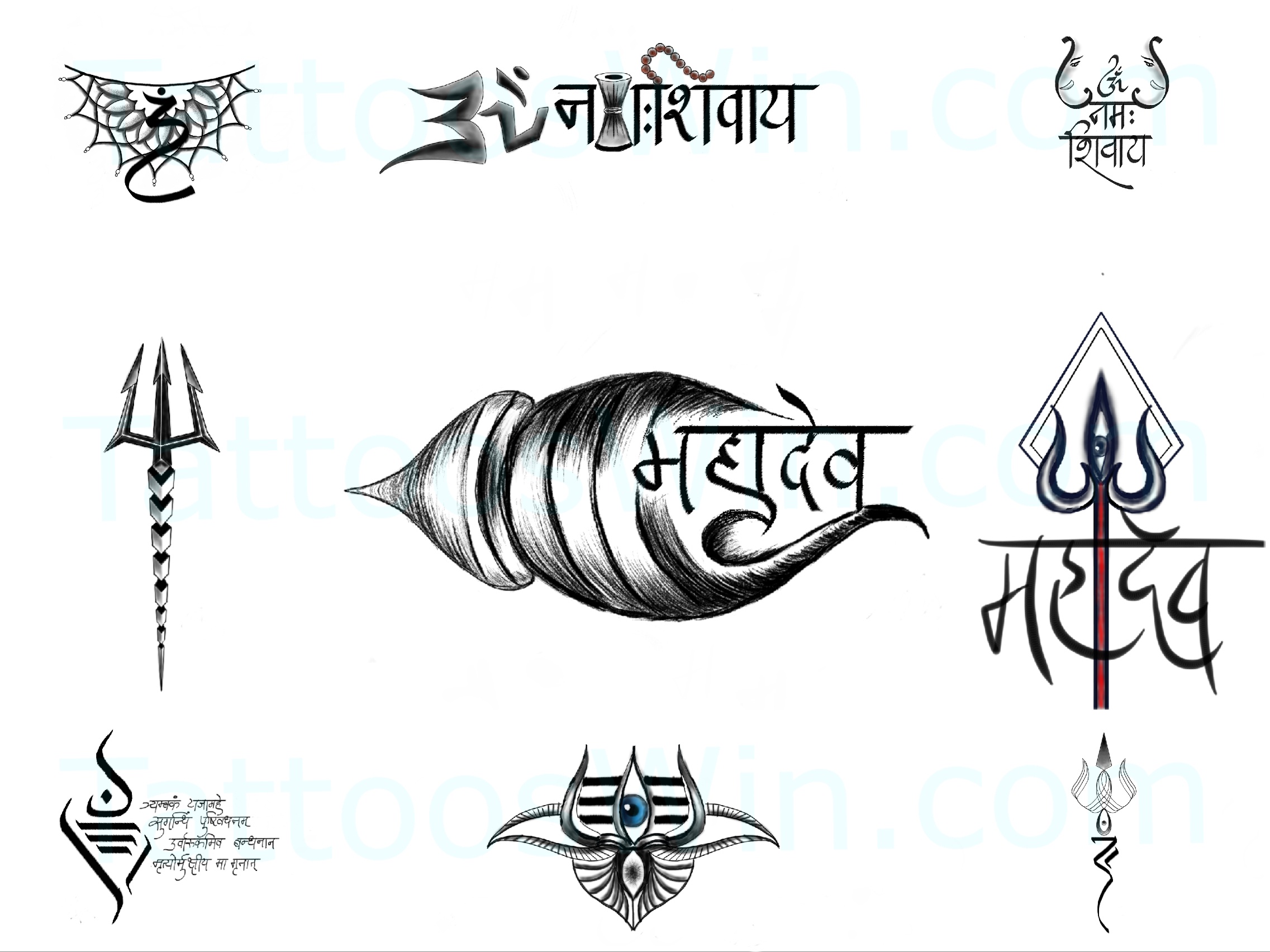 Lord Shiva Mahadev Tattoo Designs - TattoosWin