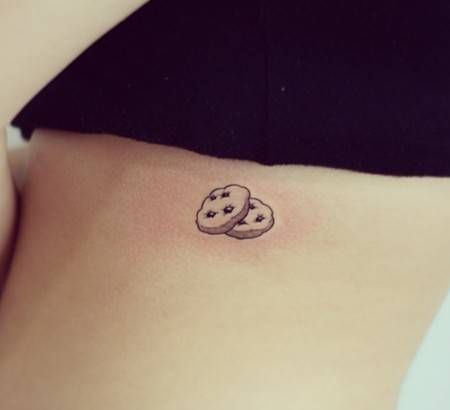 Cookie Tattoo On Side