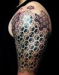 Honeycomb Tattoo Attractive
