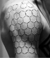 Honeycomb Tattoo For Men
