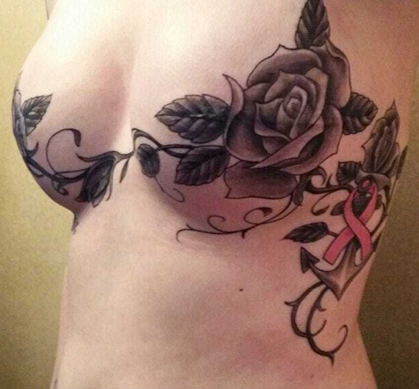 Breast Tattoos: Are They Safe? And What Are The Possible Complications  After Mastectomy? - TattoosWin