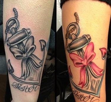 Sisters Tattoo On Hand