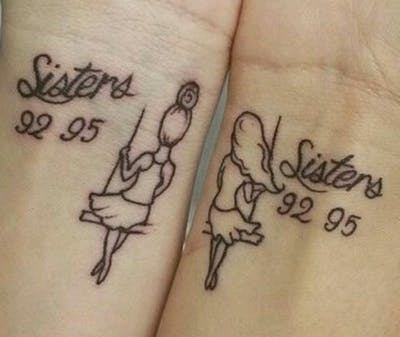 Sister's Tattoo On Wrist