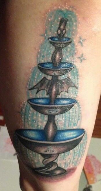 Water Fountain Tattoo