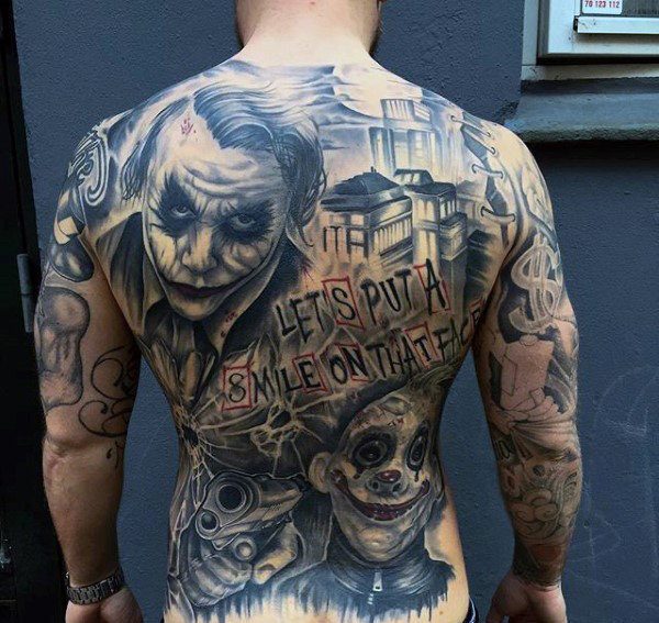Joker Tattoo Meaning Tattooswin