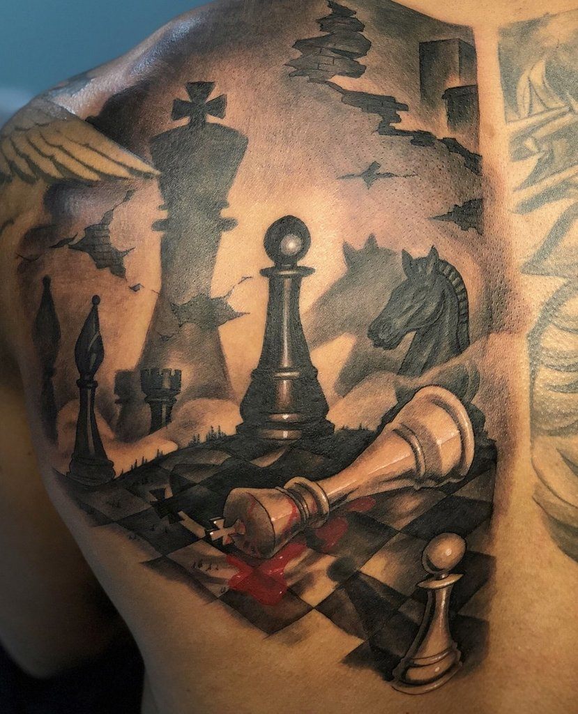 Chess Tattoo for Men