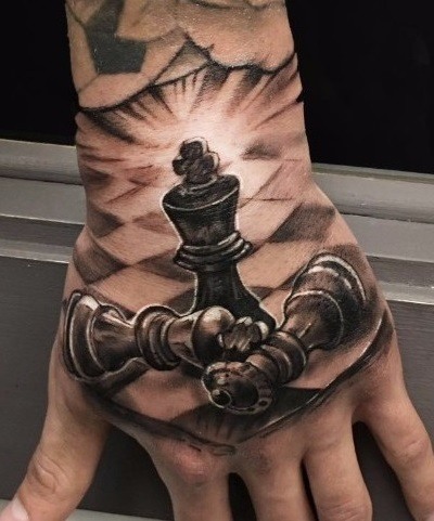 Game over Chess Tattoo