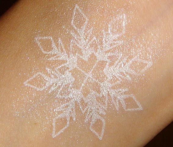 White Snowflake Tattoo.