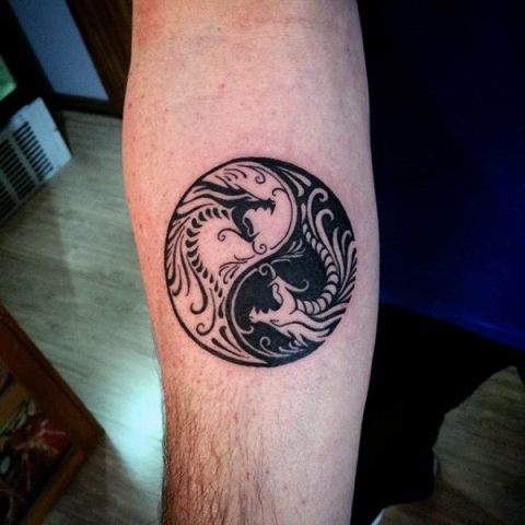 Dragon Tattoo on Forearm