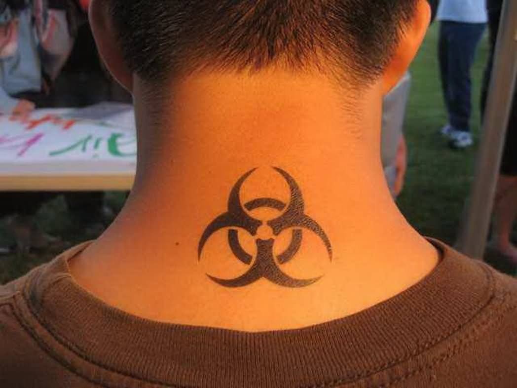 Biohazard Tattoo Symbol  Biohazard Symbol Png  400x400 PNG Download   PNGkit