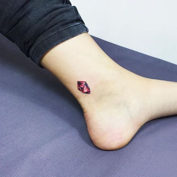 Small Gem Tattoo for Women