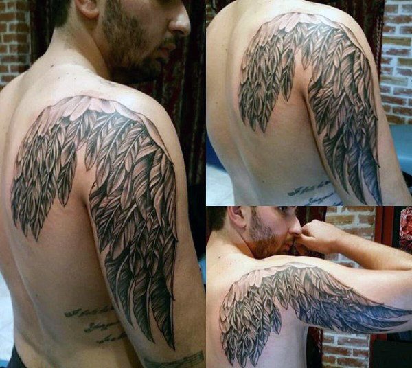 Feather Tattoo for Men