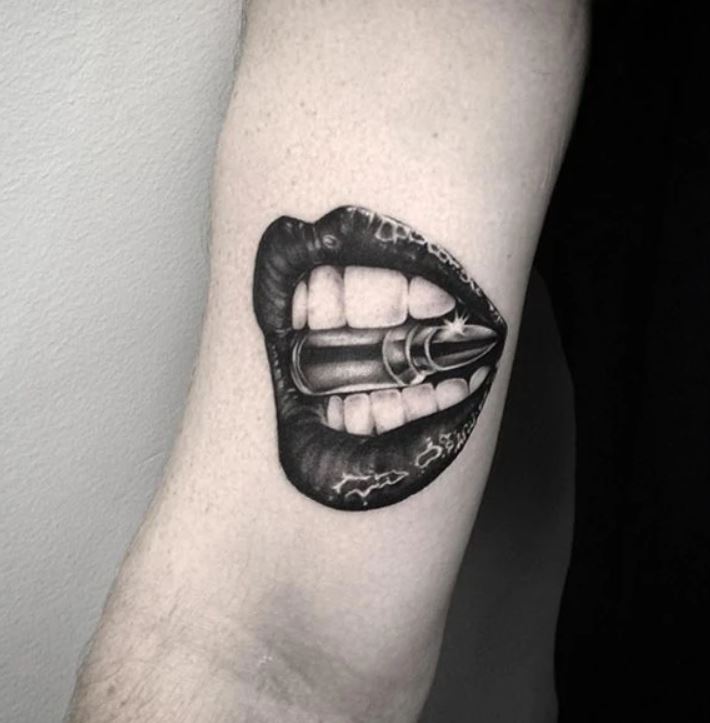 The Meaning Behind Lips Tattoo - TattoosWin